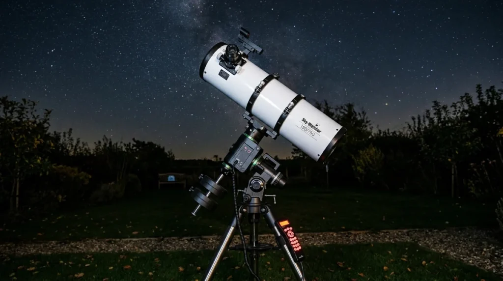 Guide pratique du Telescope Sky Watcher 150 750 PDS Dual Speed sur EQM 35 Pro Go To