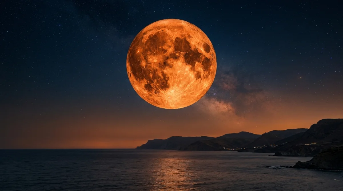 pourquoi la lune est rouge