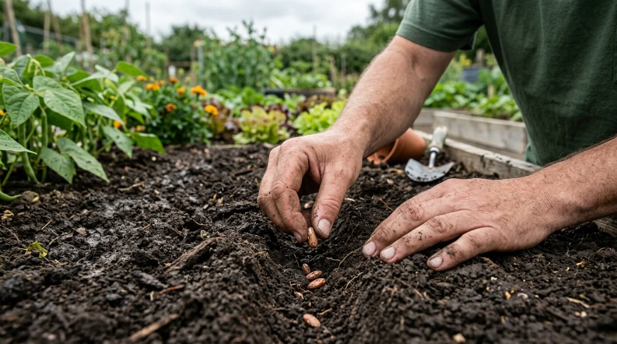 pourquoi semer les haricots en lune descendante