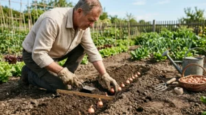 quand planter les échalotes avec la lune