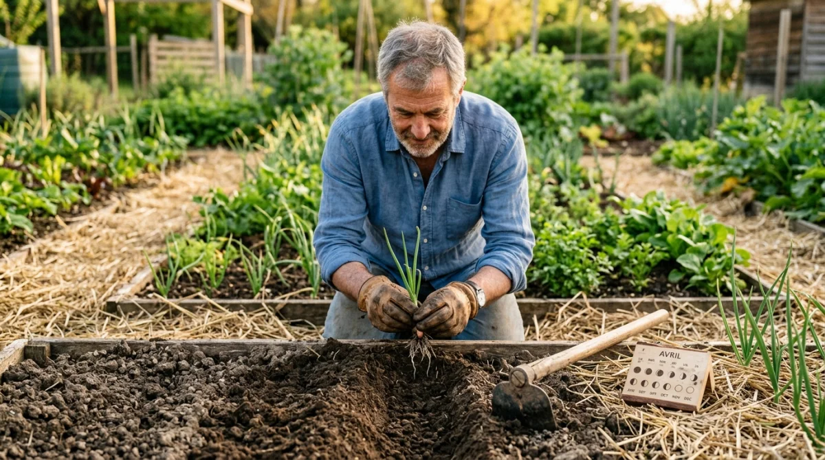 quand planter oignons et échalotes avec la lune