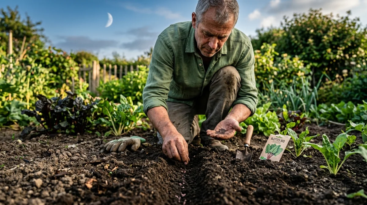 quand planter les blettes en pleine terre avec la lune