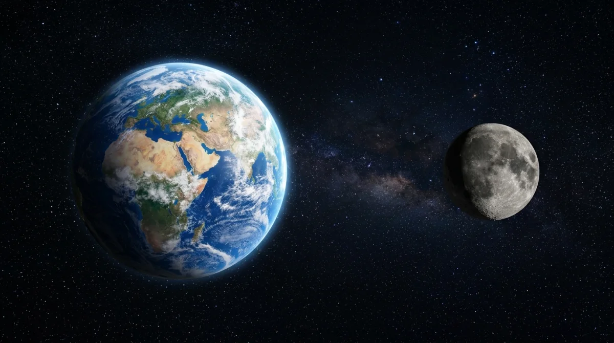 quelle est la distance entre la terre et la lune