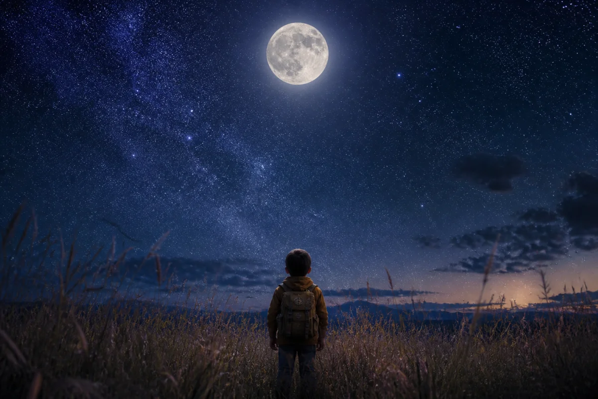 combien de pas jusqu'à la lune