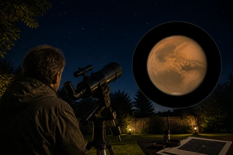 Comment observer Mars à l’œil nu et au télescope