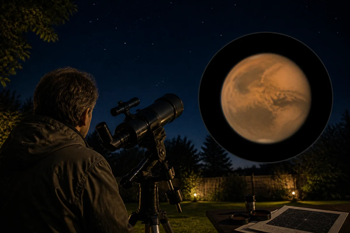 Comment observer Mars à l’œil nu et au télescope