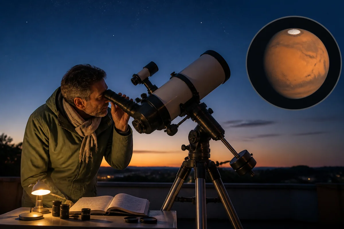 Comment observer Mars à l’œil nu et au télescope